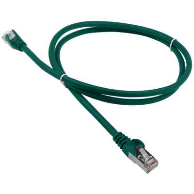 Патч-корд Lanmaster LAN-PC45/S5E-15-GN FTP RJ-45 вил.-вилка RJ-45 кат.5E 15м зеленый LSZH
