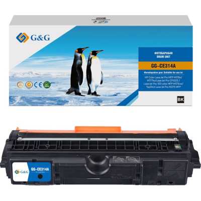 Блок фотобарабана G&G Universal GG-CE314A CE314A цветной цв:14000 стр. для CLJ Pro MFP M176n/M177fw/CP1025/100 color MFP M175nw/TopShot M275 MFP HP