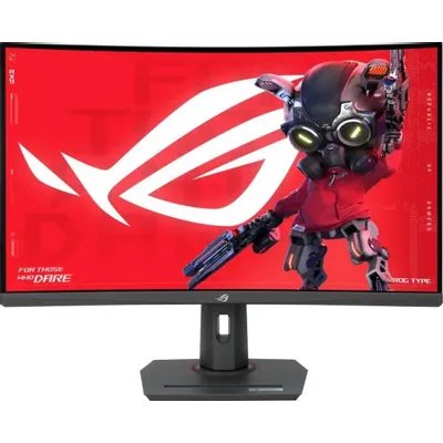Монитор 31.5" ASUS ROG Strix XG32WCS черный VA 2560x1440, 180 Гц, 1 мс, 16:9, 400 кд/м2, 1xHDMI, 1xDP, 1xUSB-C, изогнутый