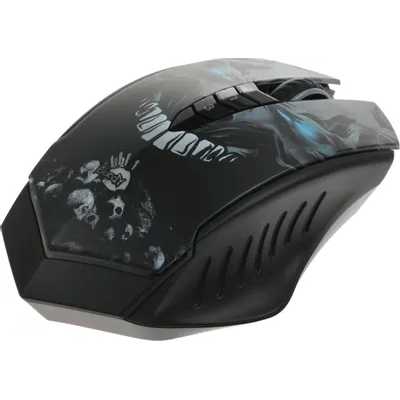 Мышь беспроводная A4Tech Bloody R80 Plus Skull черный, 5000 dpi, радиоканал, USB, кнопки - 8
