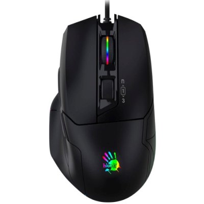 Мышь проводная A4Tech Bloody W70 Max черный, 10000 dpi, USB, кнопки - 9