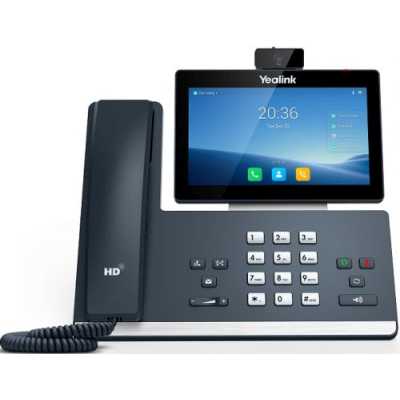 Телефон YEALINK SIP-T58W with camera, видеотерминал, Android, WiFi, Bluetooth, GigE, CAM50, без БП, шт