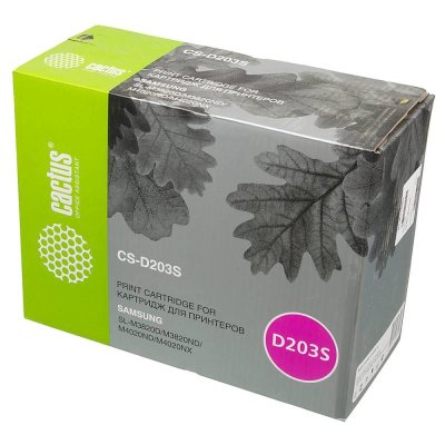 Картридж лазерный Cactus CS-D203S MLT-D203S черный (3000стр.) для Samsung SL-M3820D/M3820ND/M4020ND/