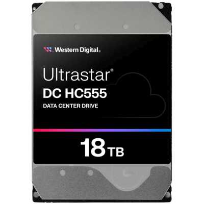 Жесткий диск серверный 3.5" 18TB WD Ultrastar DC HC555 WUH722018CL5204 SAS 12Gb/s, 7200rpm, 512MB, 512e, 0B47747