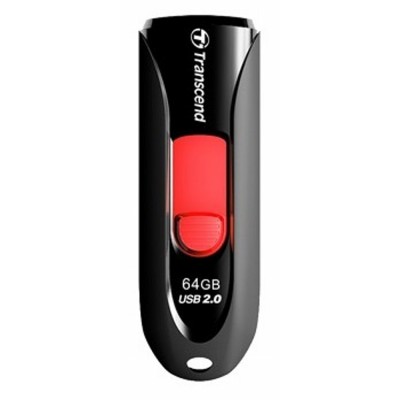 Флеш Диск Transcend 64Gb Jetflash 590 TS64GJF590K USB2.0 черный