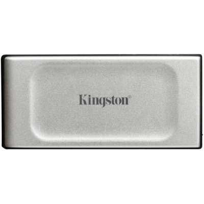 Внешний SSD Kingston SXS2000, 1TB, USB 3.2 Gen 2x2 Type-C, R/W 2000/2000, серебристый