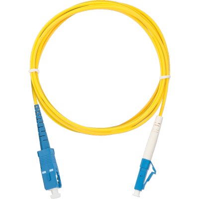 Оптический патчкорд NEOMAX (NMO-LC-SC-SM-3M) LC/UPC-SC/UPC, OS2, Singlemode, Duplex, 9/125, LSZH, Yellow, 3м