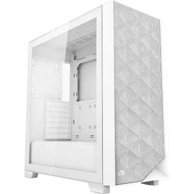 Компьютерный корпус без блока питания Case PCCooler C3D510 WH, Midi-Tower, TG, Mesh, no fans, 2xUSB-A 3.0, E-ATX, ATX, mATX, mITX белый