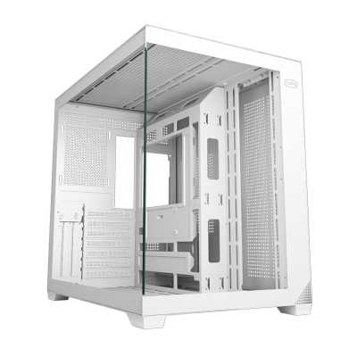 Корпус без блока питания PCCooler C3T700 WH, Midi-Tower, TG, no fans, 1xUSB-A 3.0 + 1xUSB-A 2.0 + 1xUSB-C, ATX, mATX, mITX белый