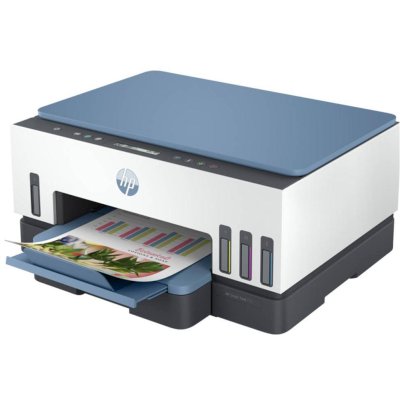 МФУ струйное HP Smart Tank 725 All-in-One (28B51A), A4, цветной, печ. 15 стр/мин. (ч/б) 9 стр/мин. (цвет), 1200x1200 dpi, Bluetooth, USB Type-A, Wi-Fi