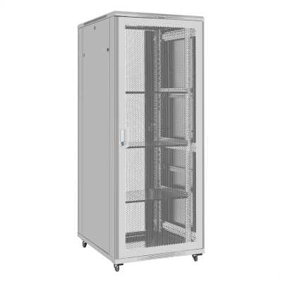 Шкаф телекоммуникационный 19" напольный 42U ExeGate EC-FS-42U.800.1000.V.V.GREY (19”, 42U, 800x1000x2054mm (ШхГхВ), передняя перфорированная дверь, задняя двойная перфорированная дверь, съемные боковые панели, пыле- и влагозащита IP20, встроенный вентиляц