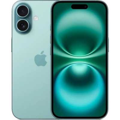 Смартфон Apple iPhone 16 A3287, 8/128Gb, бирюзовый