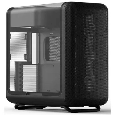 Корпус без блока питания Case HYTE X50, Midi-Tower, TG, no fans, 2xUSB-A 3.2, 1xUSB Type-C, E-ATX, ATX, mATX, mITX Pitch Black