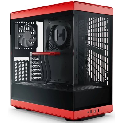 Корпус без блока питания Case HYTE Y40, Midi-Tower, TG, no fans, 2xUSB-A 3.2, 1xUSB Type-C, ATX, mATX, mITX Pitch Black