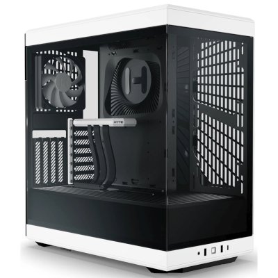 Корпус без блока питания Case HYTE Y40, Midi-Tower, TG, no fans, 2xUSB-A 3.2, 1xUSB Type-C, ATX, mATX, mITX Panda