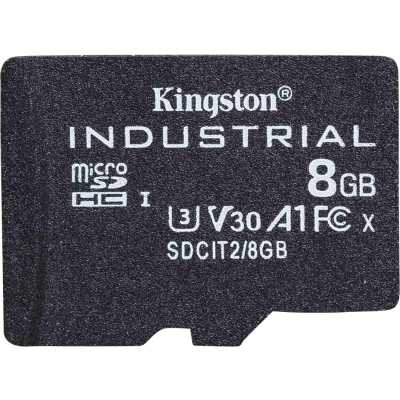 Флеш карта microSDHC 8GB Kingston SDCIT2/8GBSP Industrial w/o adapter