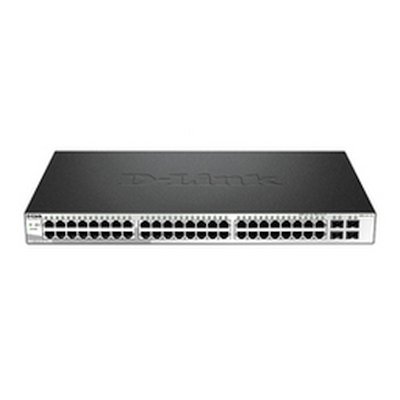 Коммутатор D-Link DGS-1210-52/ME/B1A (L2) 48x1Гбит/с 4SFP управляемый