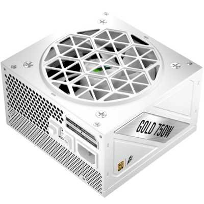 Блок питания 1STPLAYER NGDP GOLD 750W White, ATX 3.1, APFC, 80 PLUS Gold, LLC+DC-DC, full Japan solid-state caps, 120мм fan, full modular, HA-750BA4-WH