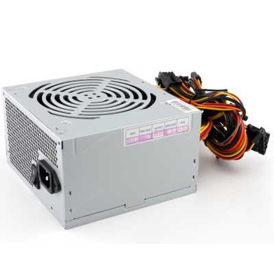 Блок питания ACD GPT500S, GPT 500Вт, ATX 120мм, серый (OEM)
