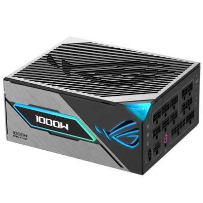 Блок питания ASUS ROG Thor 1000P3, 1000Вт, 80+ Platinum, 135мм, модульный, черный