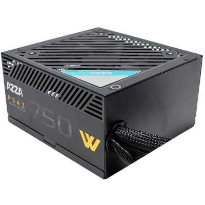 Блок питания, Azza, PSAZ-750W, 750Вт, 80 PLUS bronze, 120мм, черный