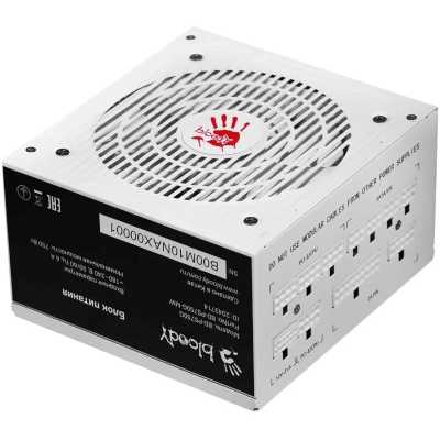 Блок питания Bloody BD-PS750G, 750Вт, 80 PLUS Gold, 120мм, белый