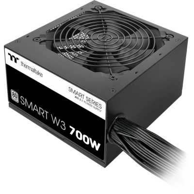 Блок питания Thermaltake Smart W3 700W, 700Вт, 80 PLUS, 120мм, немодульный, черный