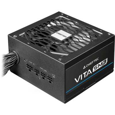 Блок питания Chieftec Vita SM3 BPX-850-C (ATX 3.1, 850W, 80 PLUS BRONZE, Active PFC, 120мм fan, Semi-modular Cable Management) Retail