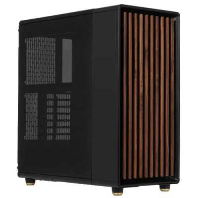 Компьютерный корпус Fractal Design North Charcoal черный без БП mATX 3x120мм 2xUSB 3.0 1xUSB3.1 audio bott PSU