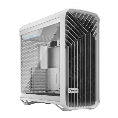 Компьютерный корпус Fractal Design Torrent белый TG Clear Tint / E-ATX, TG, 2x3.5, 4x2.5, 7xPCI, 1xUSB-C, 2xUSB 3.0 / 2x180мм, 3x140мм fans inc. / FD-C-TOR1A-03