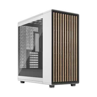Корпус ПК без блока питания/ Case Fractal Design North XL RC Chalk TG Clear, Full-Tower, 3x140mm, 2xUSB-A 3.0 + 1xUSB 3.2 Type-C, ATX, mATX, mITX White
