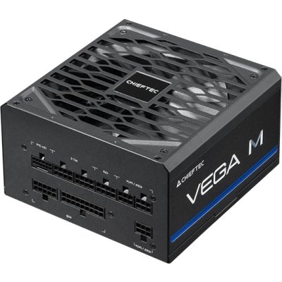 Блок питания Chieftec Vega M PPG-850-C (ATX 3.1, 850W, 80 PLUS GOLD, Active PFC, 135мм fan, Gen5 PCIe, Full Cable Management) Retail