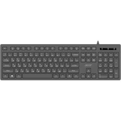 Клавиатура Acer OKW503 черный USB Multimedia (ZL.KBD11.00P) кабель 1.8м