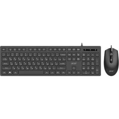 Клавиатура + мышь Acer OCC504 клав:черный мышь:черный USB Multimedia (ZL.ACC11.00M)