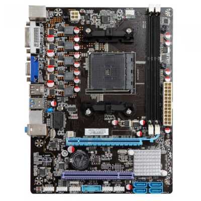 Материнская плата A88F2AL2 A88F2AL2, Socket FM2+, AMD A88, 2xDDR3-2133, D-SUB, DVI, 1xPCI-Ex16x, 1xPCI, 4xSATA3, 6 Ch Audio, Lan, 4xUSB3.0, 6xUSB2.0, 2xPS/2, mATX, RTL 20