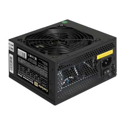 Блок питания ATX EXEGATE XP600 EX219465RUS-S 600W, SC, black, 12cm fan, 24p+4p, 6/8p PCI-E, 3*SATA, 2*IDE, FDD + кабель 220V с защитой от выдергивания