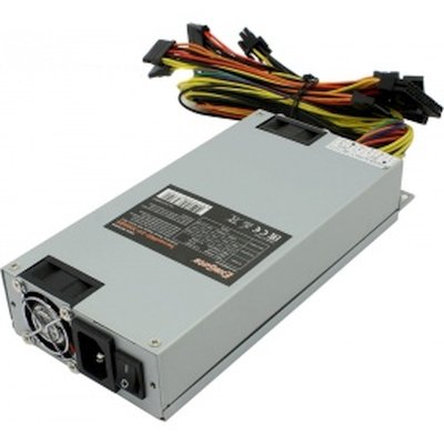 Блок питания серверный 350W ExeGate (ServerPRO-1U-350ADS) APFC, унив. для 1U, 24pin,2x(4+4)pin,3xSATA,3xIDE