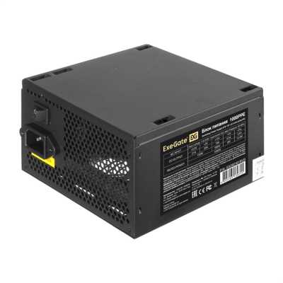 Блок питания ExeGate 1000PPE (EX292161RUS-PC), 1000Вт, 120мм, черный