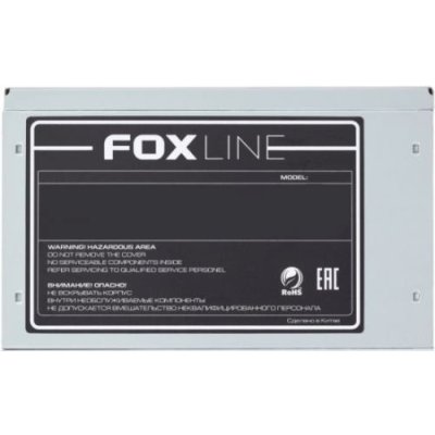 Блок питания Foxline FZ500R, 500W, 120мм, серый