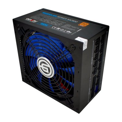 Блок питания ATX GINZZU MC800 800W, 80+ Bronze, full modular