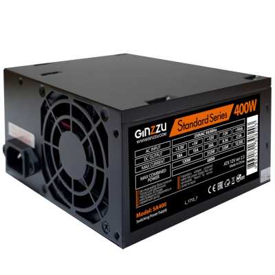 Блок питания ATX GINZZU SA400 400W