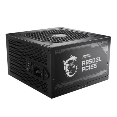 Блок питания MSI MAG A850GL PCIE5, 850W, 80 PLUS Gold, полностью модульный, ATX 3.0, PCIE5