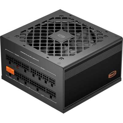 Блок питания ПК/Power Supply PCCooler, 750W 80 PLUS Gold (ATX, 3.1, Full modular, 1x24(20+4)pin, 2xCPU 8(4+4)pin, 2xPCIe*2 8(6+2)pin, 1x12VHPWR, 7xSATA*3, 2xMOLEX4pin, Active, 120x120мм, 140x150x86mm, APFC, OVP/UVP/SCP/OPP/OCP/OTP/SPD, black)