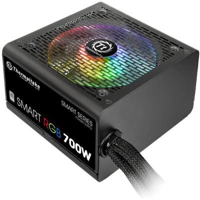 Блок питания Thermaltake Smart RGb (PS-SPR-0700NHSAWE-1), 700Вт, 80 PLUS, 120мм, черный