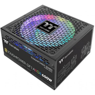 Блок питания Thermaltake Toughpower GF1 ARGb RTL (PS-TPD-0650F3FAGE-1), 650Вт, 80 PLUS Gold, 140мм, модульный, черный