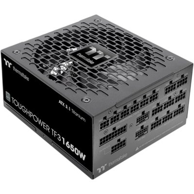 Блок питания Thermaltake ATX 1650W Toughpower TF3 Gen.5 80+ titanium (20+4pin) APFC 140mm fan color LED 16xSATA Cab Manag RTL