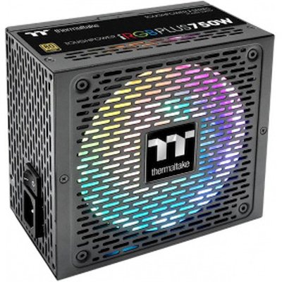 Блок питания Thermaltake Toughpower iRGb PLUS 750W RTL (PS-TPI-0750F3FDGE-1), 750Вт, 80 PLUS Gold, 140мм, модульный, черный