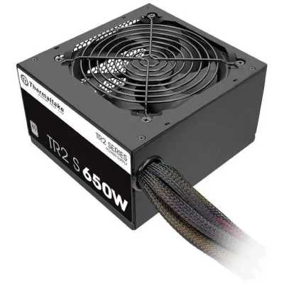 Блок питания Thermaltake ATX 650W TR2 S V2 80 PLUS (20+4pin) APFC 120мм fan 5xSATA RTL