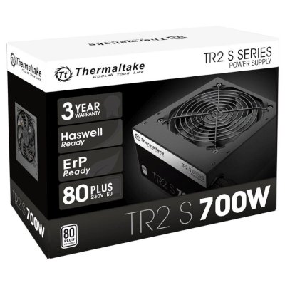 Блок питания Thermaltake TR2 S 700W (PS-TRS-0700NPCWEU-2), 700Вт, 80 PLUS, 120мм, черный