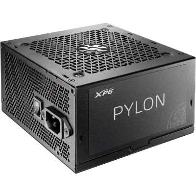 Блок питания XPG PYLON650B-BLACKCOLOR, 650 Вт, 80 PLUS Bronze, 120мм, черный
